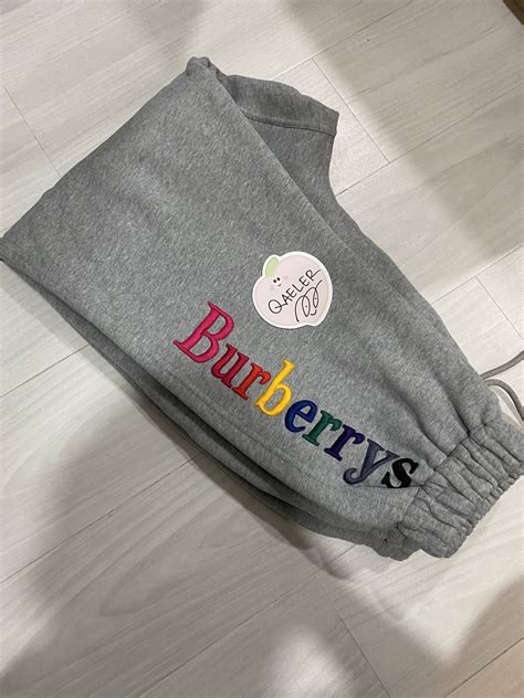 burberry rainbow sweatpants replica|[QC] Burberry rainbow sweatpants, not sure what to look for so.